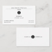 Rechtsanwältin | Anwaltskanzlei Visitenkarte (Vorne/Hinten)