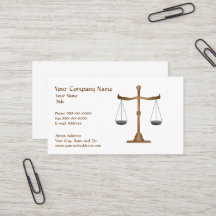 Rechtsanwältin Business Card