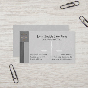 Rechtsanwältin Business Card Visitenkarte