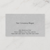 Rechtsanwältin Business Card Visitenkarte (Rückseite)