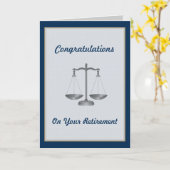 Rechtsanwältin Custom Retirement Card Karte (Gelbe Blume)