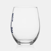 Rechtsanwältin der Funny Law School Abschluss Weinglas Ohne Stiel (Links)