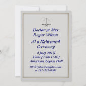 Rechtsanwältin (Doktor der Rechtswissenschaften) E Einladung (Rückseite)