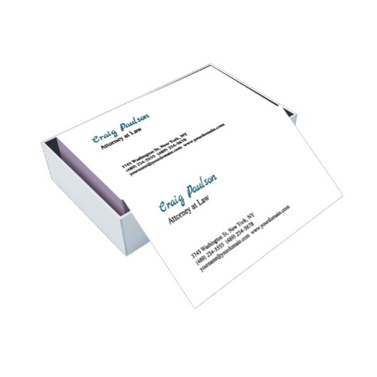 Rechtsanwältin Einzigartige Visitenkarte