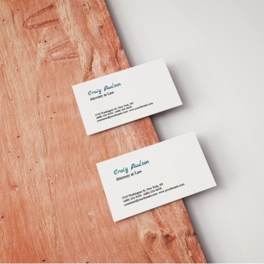 Rechtsanwältin Einzigartige Visitenkarte