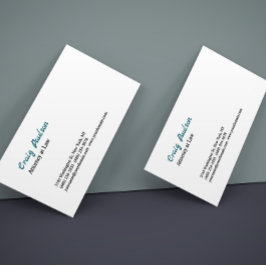 Rechtsanwältin Einzigartige Visitenkarte