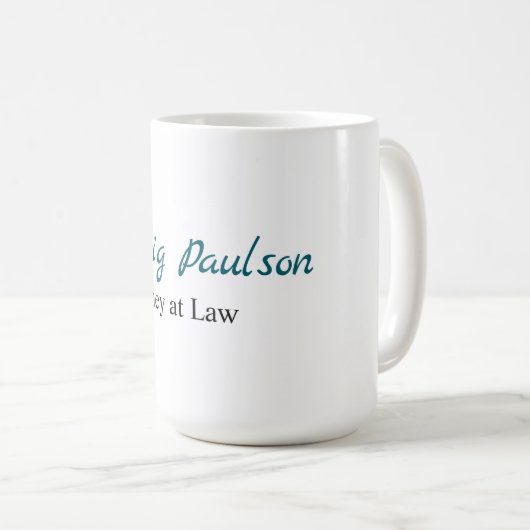 Rechtsanwältin Einzigartiger Sonderbeauftragter Mi Kaffeetasse (VorderseiteRechts)