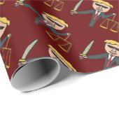 Rechtsanwältin Geschenkpapier (Rolleneckpunkt)