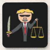 Rechtsanwältin Getränkeuntersetzer (Vorderseite)