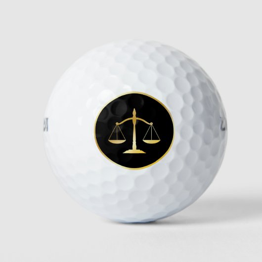Rechtsanwältin Golfball (Vorderseite)