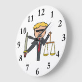 Rechtsanwältin Große Wanduhr (Winkel)