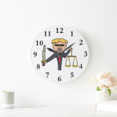 Rechtsanwältin Große Wanduhr (Zuhause)