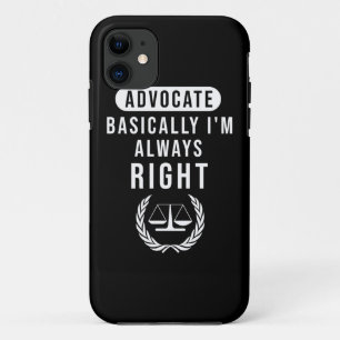 Rechtsanwältin hat grundsätzlich immer recht Case-Mate iPhone hülle