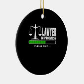 Rechtsanwältin Keramik Ornament (Rechts)