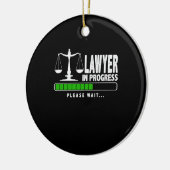 Rechtsanwältin Keramik Ornament (Links)