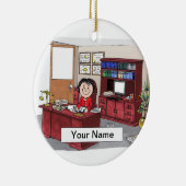 Rechtsanwältin Keramikornament (Rechts)