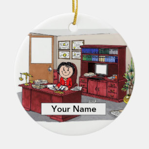 Rechtsanwältin Keramikornament