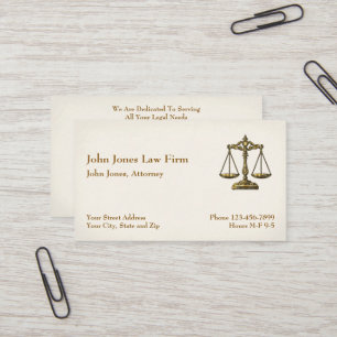 Rechtsanwältin Lady Justice Business Card Visitenkarte