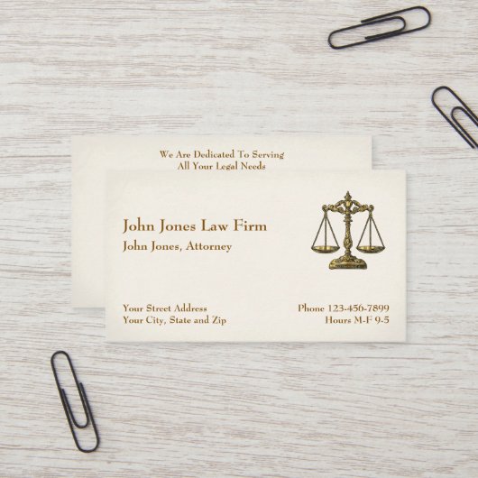 Rechtsanwältin Lady Justice Business Card Visitenkarte (Vorderseite/Rückseite Beispiel)