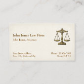 Rechtsanwältin Lady Justice Business Card Visitenkarte (Vorderseite)