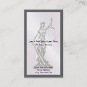 Rechtsanwältin Lady Justice Business Card Visitenkarte (Vorderseite)