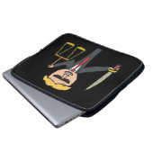 Rechtsanwältin Laptopschutzhülle (Vorne Knopf)