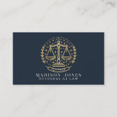 Rechtsanwältin "Law Blue" und Rechtsanwaltsbüro "G Visitenkarte (Vorderseite)