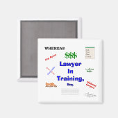 Rechtsanwältin Magnet (Vorderseite/Rückseite)