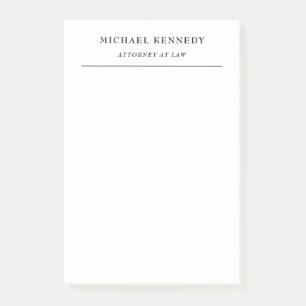 Rechtsanwältin Minimalistische klassische Beruflic Post-it Klebezettel