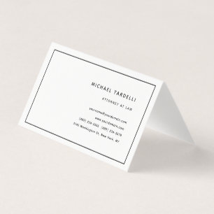 Rechtsanwältin Minimalistische klassische Beruflic Visitenkarten