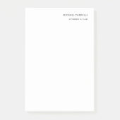 Rechtsanwältin Minimalistische klassische Schlicht Post-it Klebezettel (Vorderseite)
