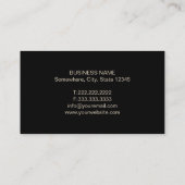 Rechtsanwältin Moderne Goldskala Visitenkarte (Rückseite)