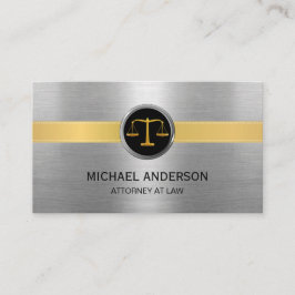 Rechtsanwältin Moderner Gold- und Silberanwalt Visitenkarte