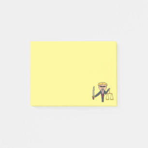 Rechtsanwältin Post-it Klebezettel
