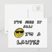 Rechtsanwältin Postkarte (Vorne/Hinten)