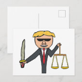 Rechtsanwältin Postkarte (Vorne/Hinten)