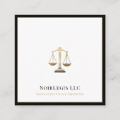 Rechtsanwältin Quadratische Visitenkarte (Vorderseite)