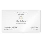 Rechtsanwältin | Rechtsanwalt Magnetische Visitenkarte (Vorderseite)