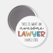 Rechtsanwältin | Rechtsanwalt | Phantastisch Lawye Magnet (Vorderseite/Rückseite)