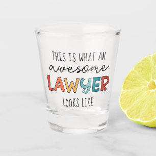 Rechtsanwältin Rechtsanwalt Phantastisch Lawye Schnapsglas