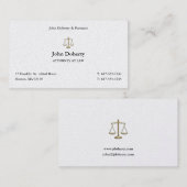 Rechtsanwältin | Rechtsanwalt Visitenkarte (Vorne/Hinten)