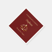 Rechtsanwältin | Rechtsanwaltskanzlei in Argue aus Serviette (Ecke)