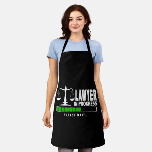 Rechtsanwältin Schürze (Getragen)