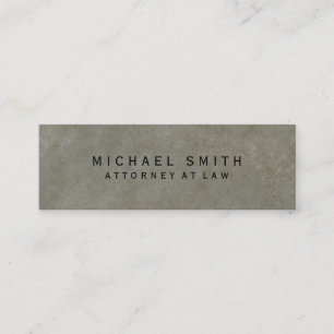 Rechtsanwältin Stone Design Einfach Minimalistisch Mini Visitenkarte