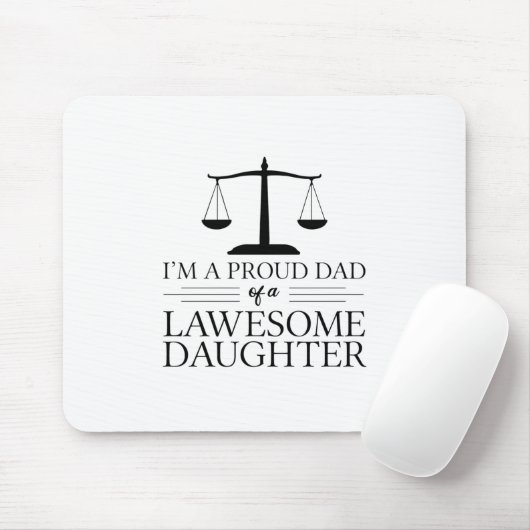 Rechtsanwältin Tochter | Vater Anwälte Rechtsanwäl Mousepad (Mit Mouse)