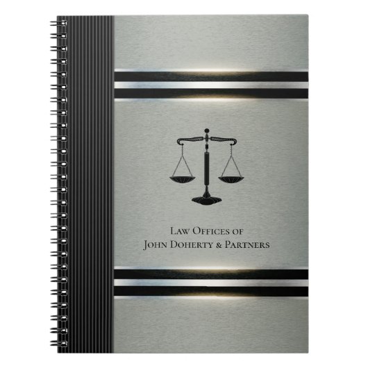 Rechtsanwältin | Umfang der Justiz Notizblock (Vorderseite)