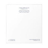 Rechtsanwältin und Berufliche Rechtsanwältin der J Notizblock (Vorderseite)