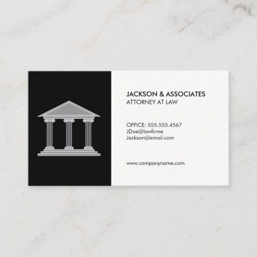 Rechtsanwältin Visitenkarte (Vorderseite)