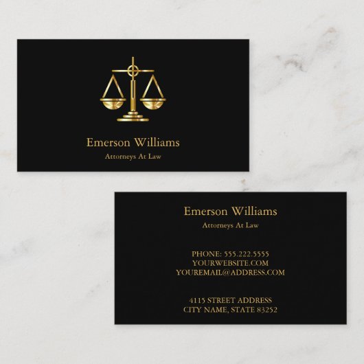 Rechtsanwältin visitenkarte (Vorne/Hinten)