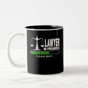 Rechtsanwältin Zweifarbige Tasse